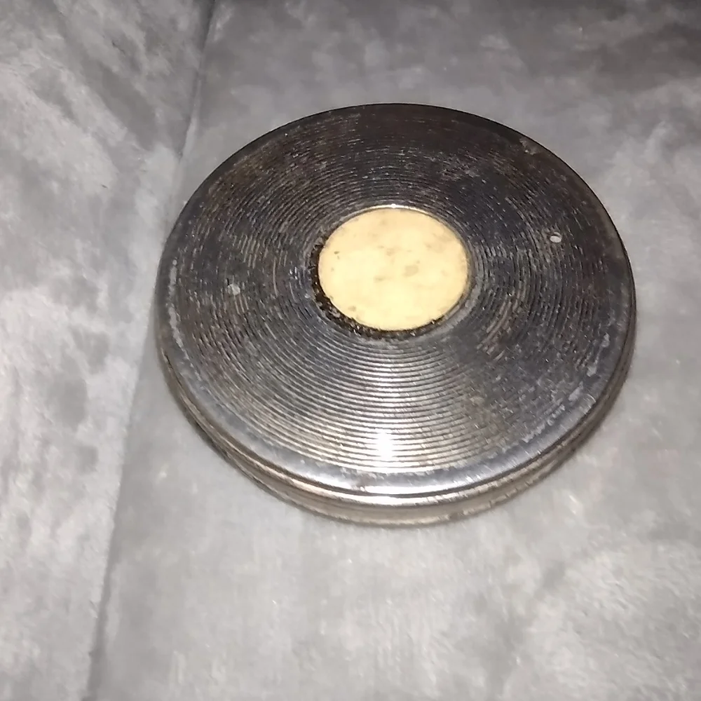 Coty Metallic Vintage Compact